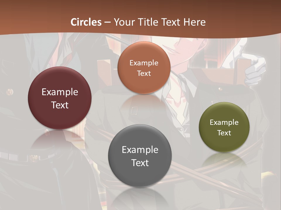 A Couple Of People Sitting Next To Each Other PowerPoint Template