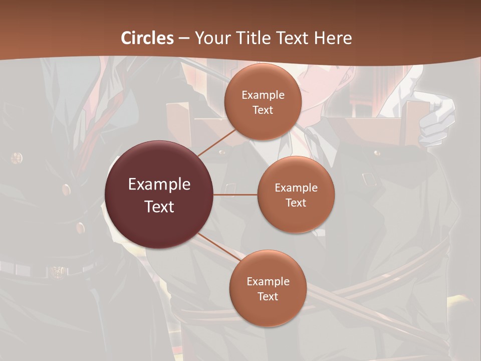 A Couple Of People Sitting Next To Each Other PowerPoint Template