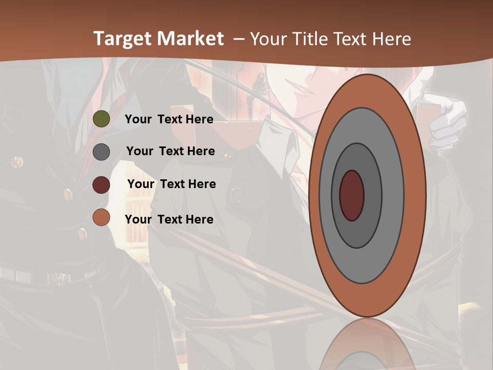 A Couple Of People Sitting Next To Each Other PowerPoint Template