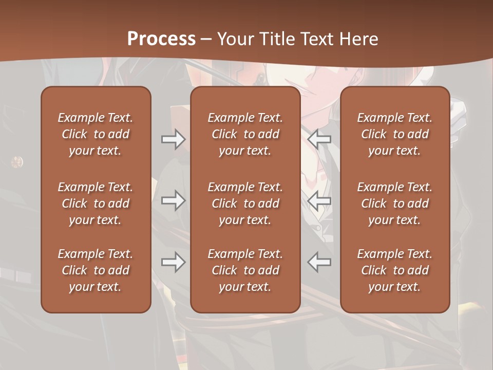 A Couple Of People Sitting Next To Each Other PowerPoint Template