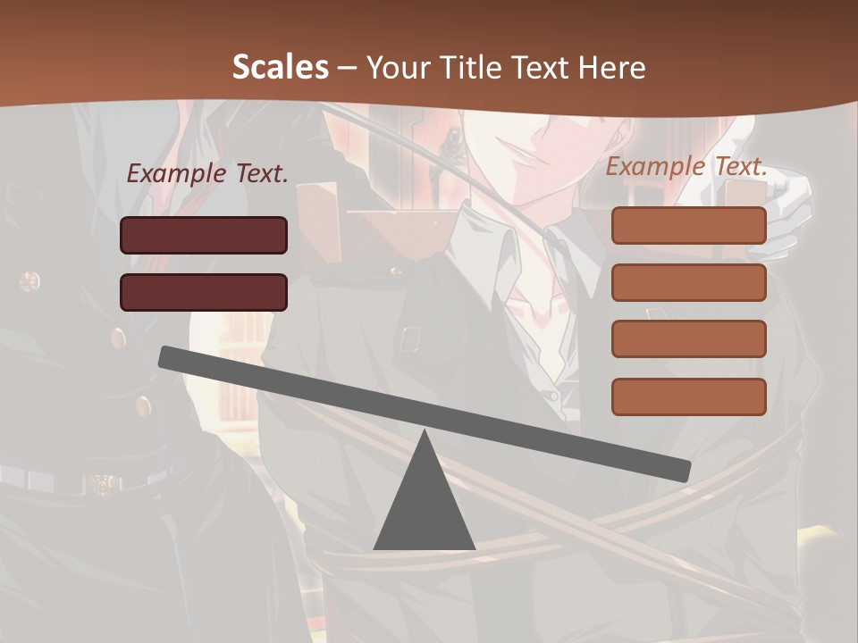 A Couple Of People Sitting Next To Each Other PowerPoint Template