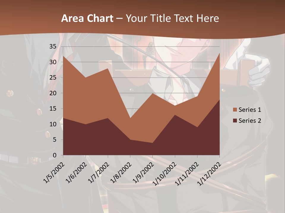 A Couple Of People Sitting Next To Each Other PowerPoint Template
