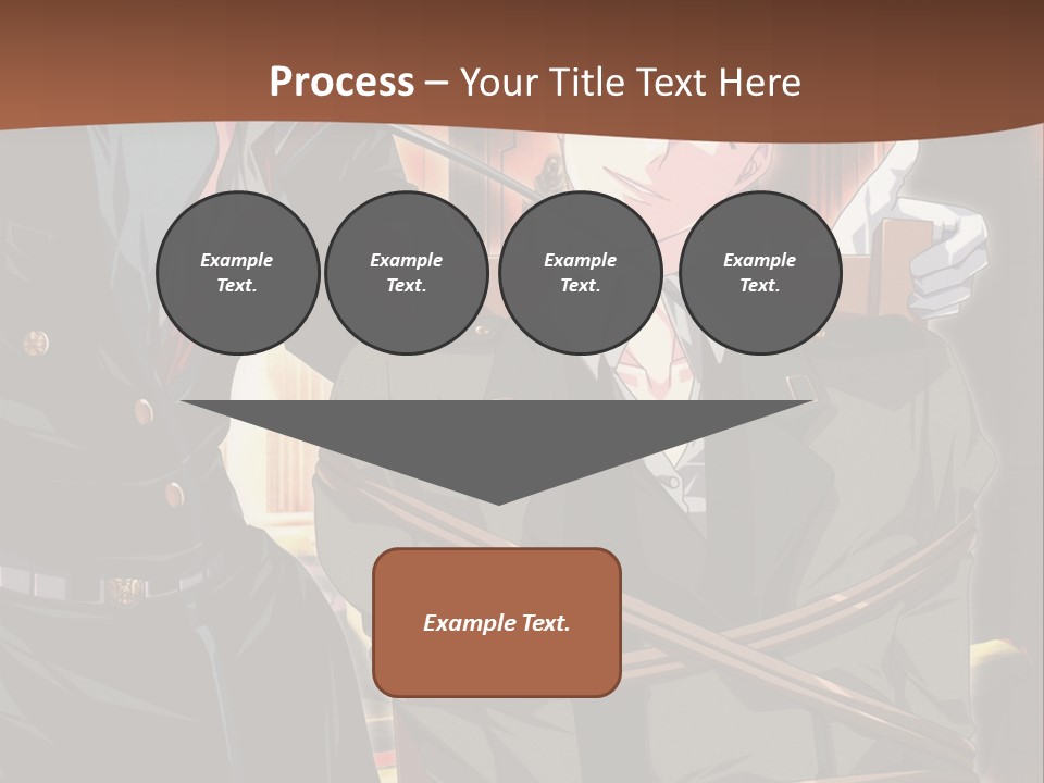 A Couple Of People Sitting Next To Each Other PowerPoint Template