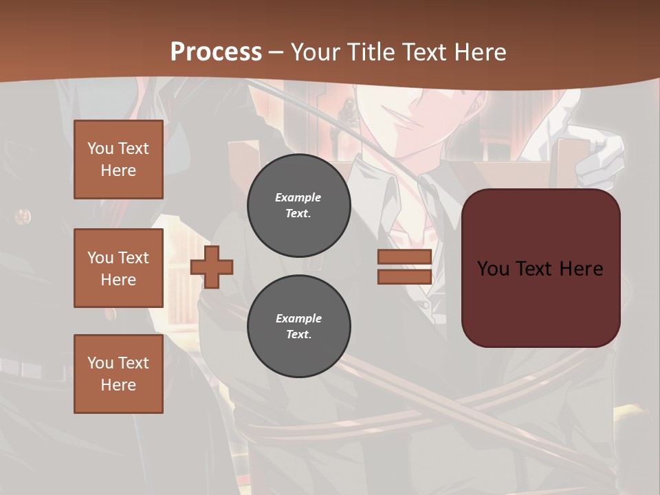 A Couple Of People Sitting Next To Each Other PowerPoint Template