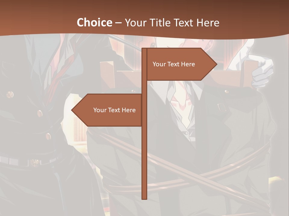 A Couple Of People Sitting Next To Each Other PowerPoint Template