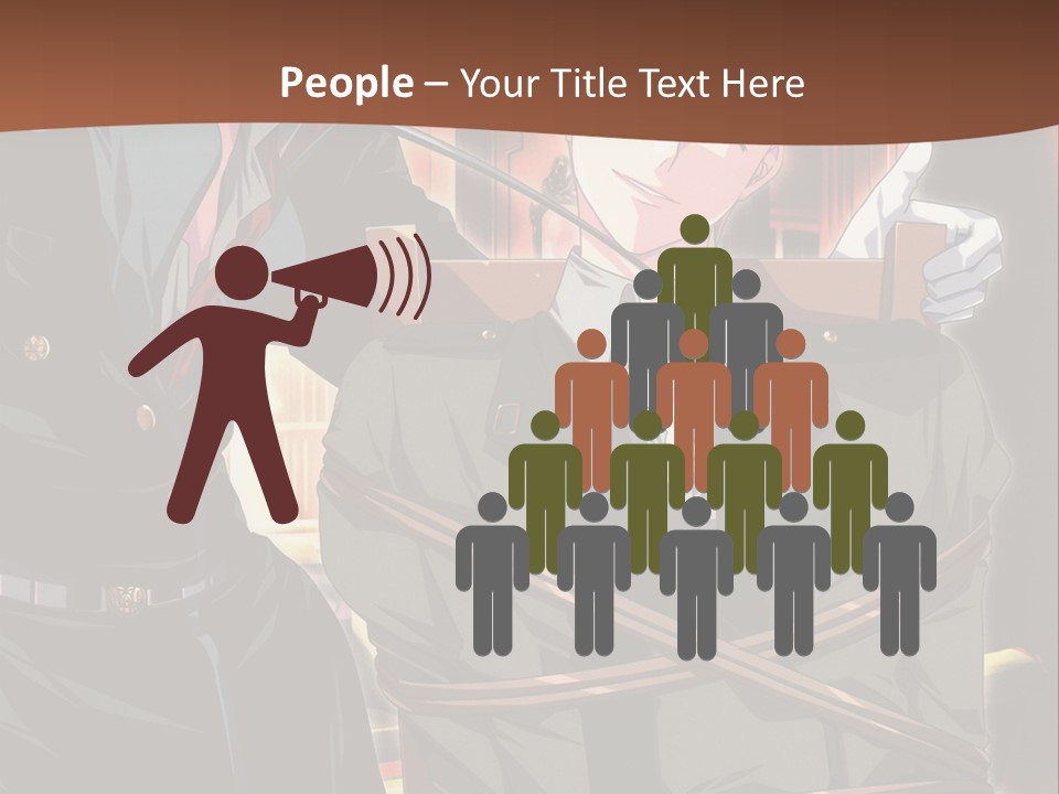 A Couple Of People Sitting Next To Each Other PowerPoint Template