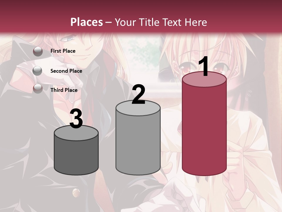 A Couple Of People Sitting At A Table PowerPoint Template