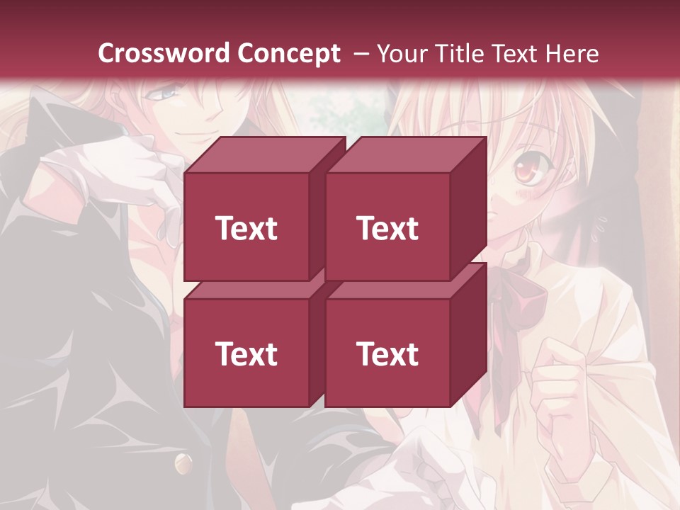 A Couple Of People Sitting At A Table PowerPoint Template