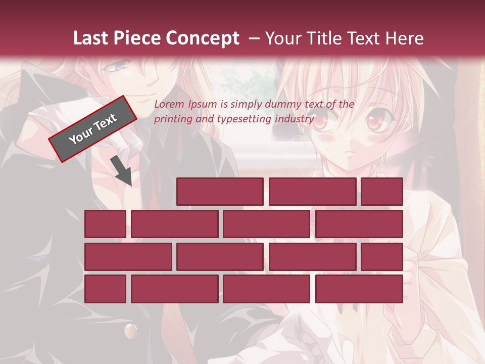 A Couple Of People Sitting At A Table PowerPoint Template