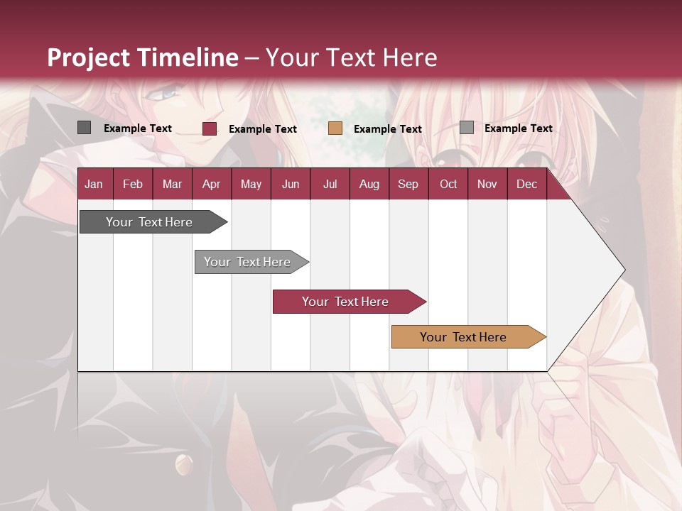 A Couple Of People Sitting At A Table PowerPoint Template