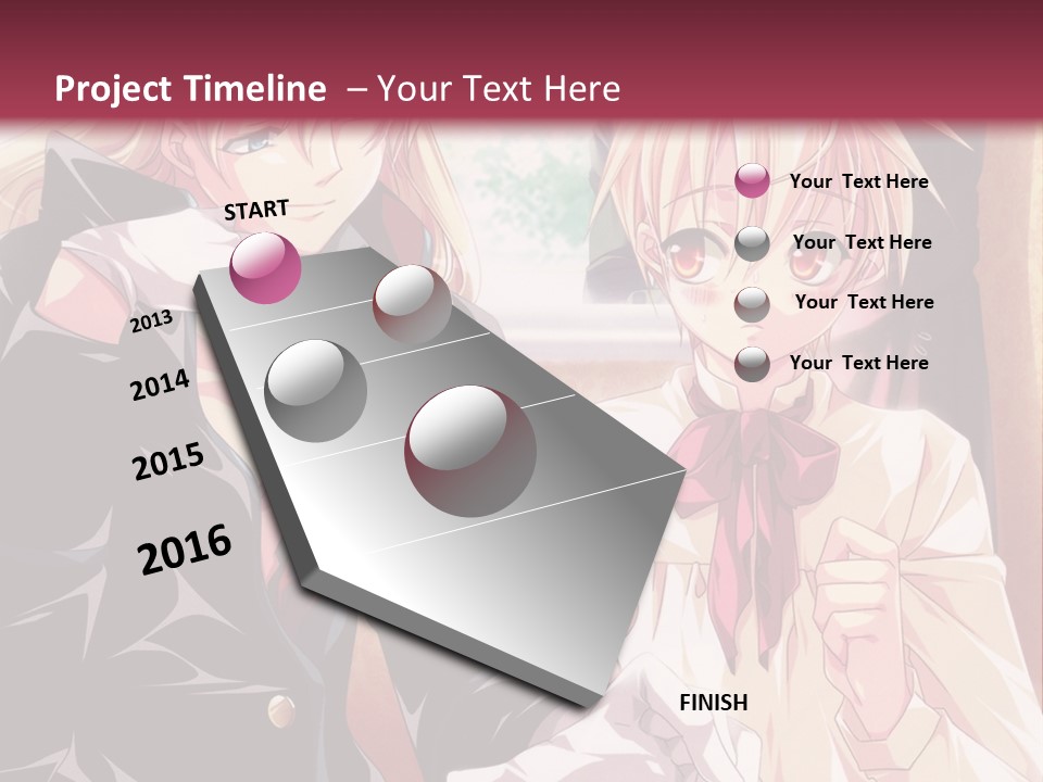 A Couple Of People Sitting At A Table PowerPoint Template