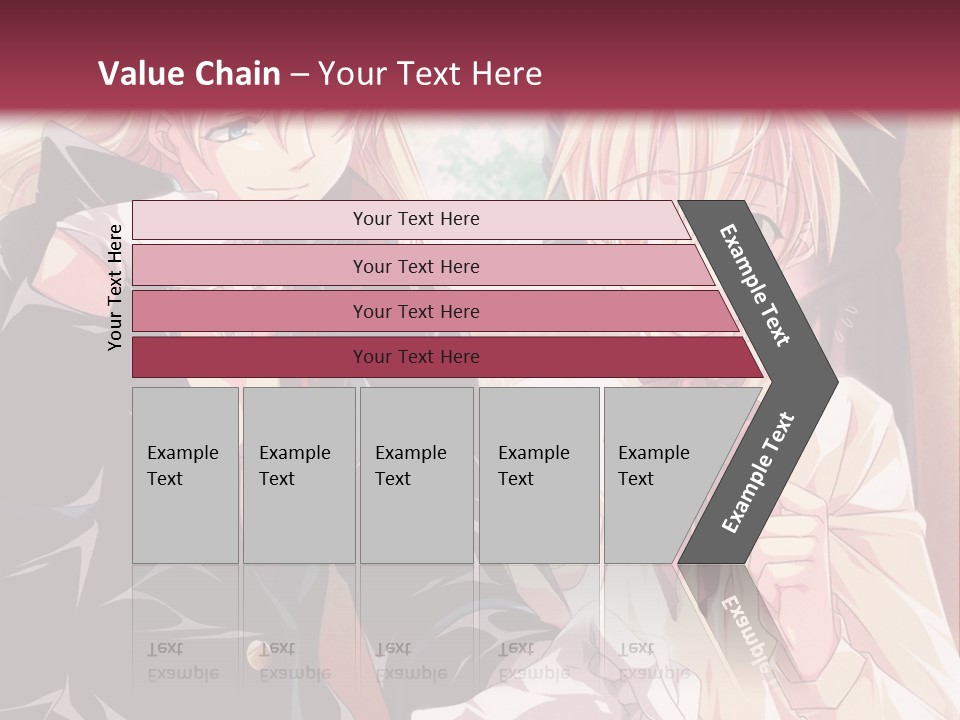 A Couple Of People Sitting At A Table PowerPoint Template