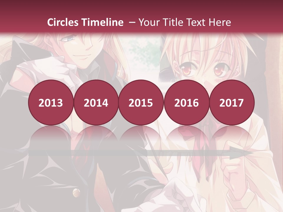 A Couple Of People Sitting At A Table PowerPoint Template