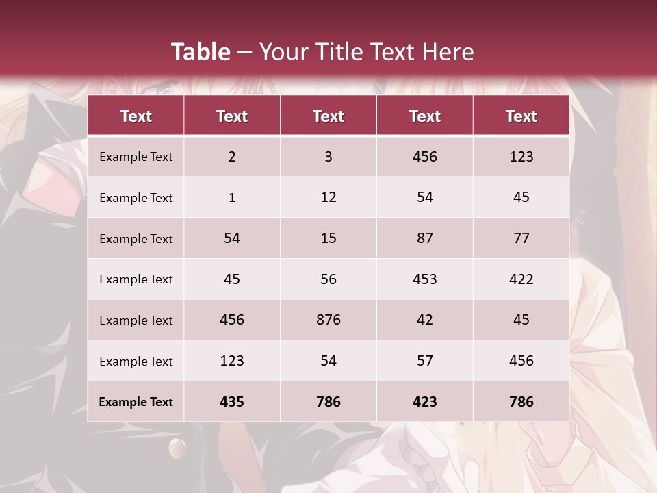 A Couple Of People Sitting At A Table PowerPoint Template