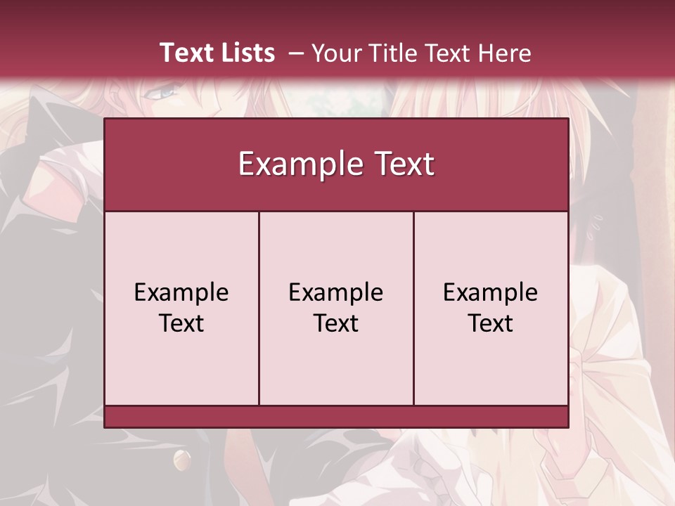 A Couple Of People Sitting At A Table PowerPoint Template