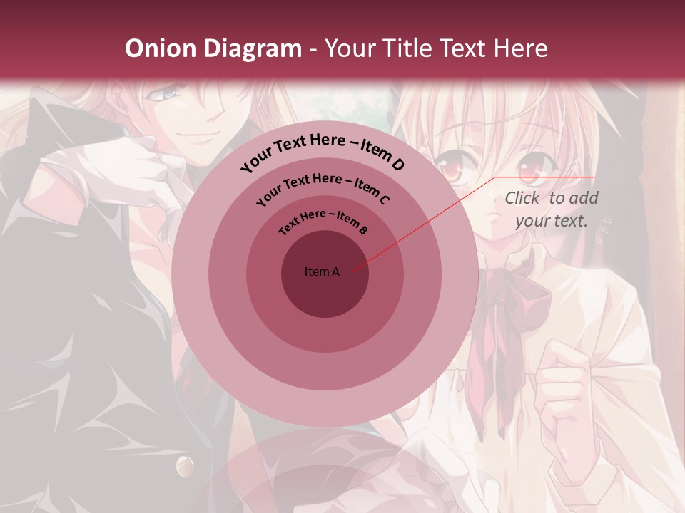 A Couple Of People Sitting At A Table PowerPoint Template