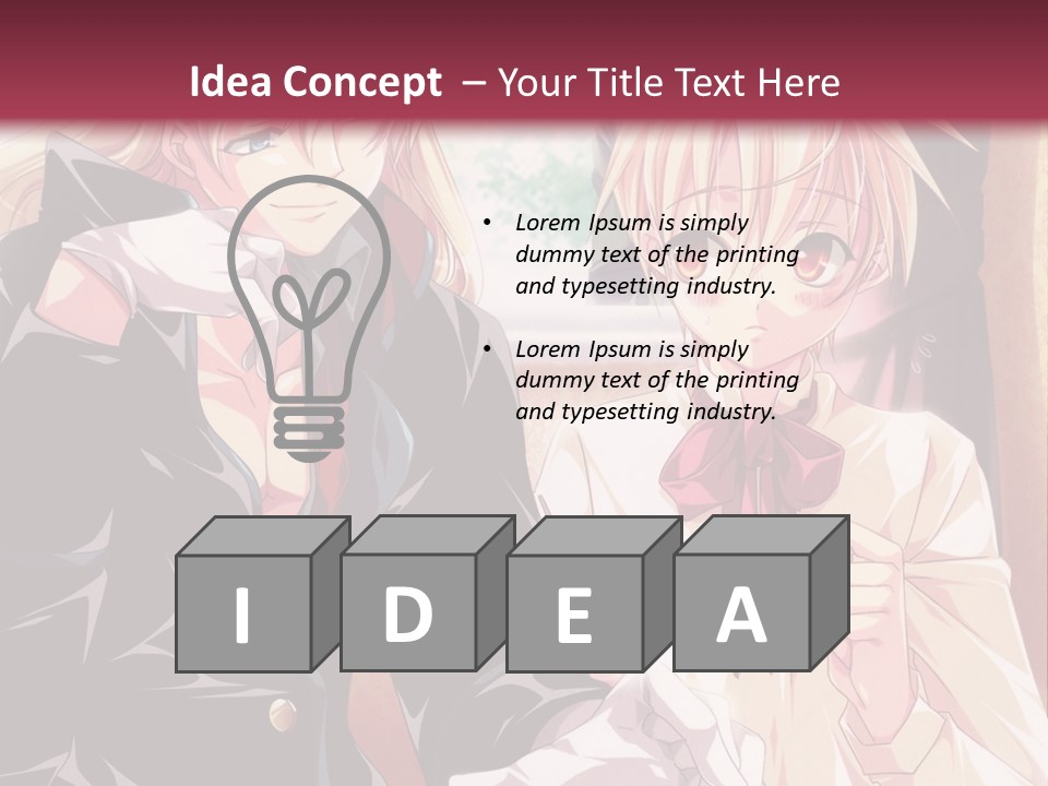 A Couple Of People Sitting At A Table PowerPoint Template