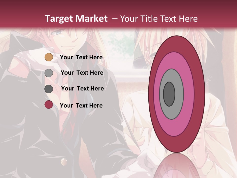 A Couple Of People Sitting At A Table PowerPoint Template