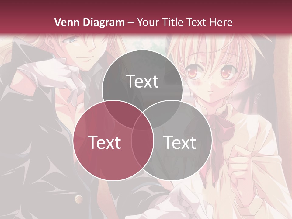 A Couple Of People Sitting At A Table PowerPoint Template