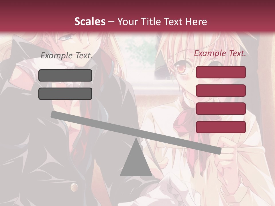 A Couple Of People Sitting At A Table PowerPoint Template