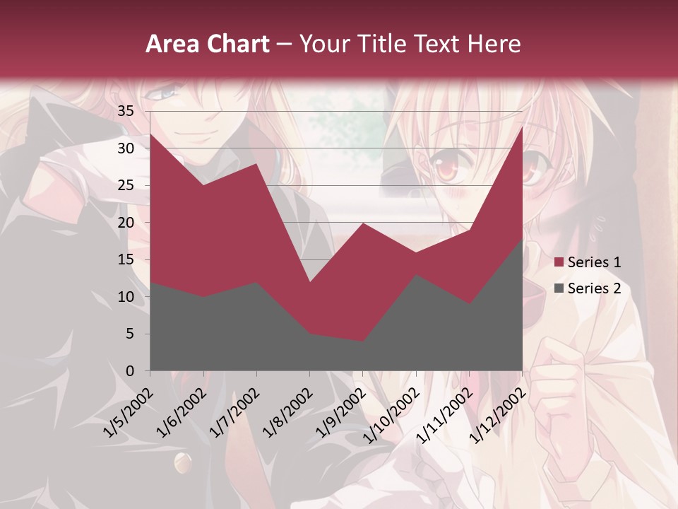 A Couple Of People Sitting At A Table PowerPoint Template