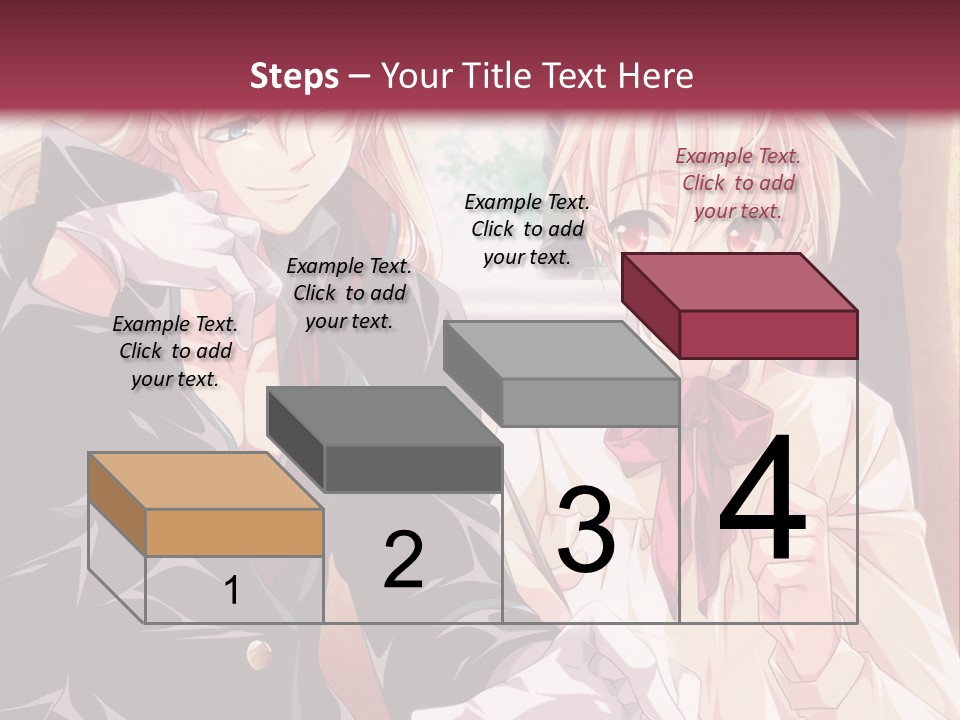 A Couple Of People Sitting At A Table PowerPoint Template