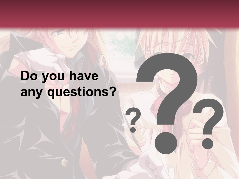 A Couple Of People Sitting At A Table PowerPoint Template