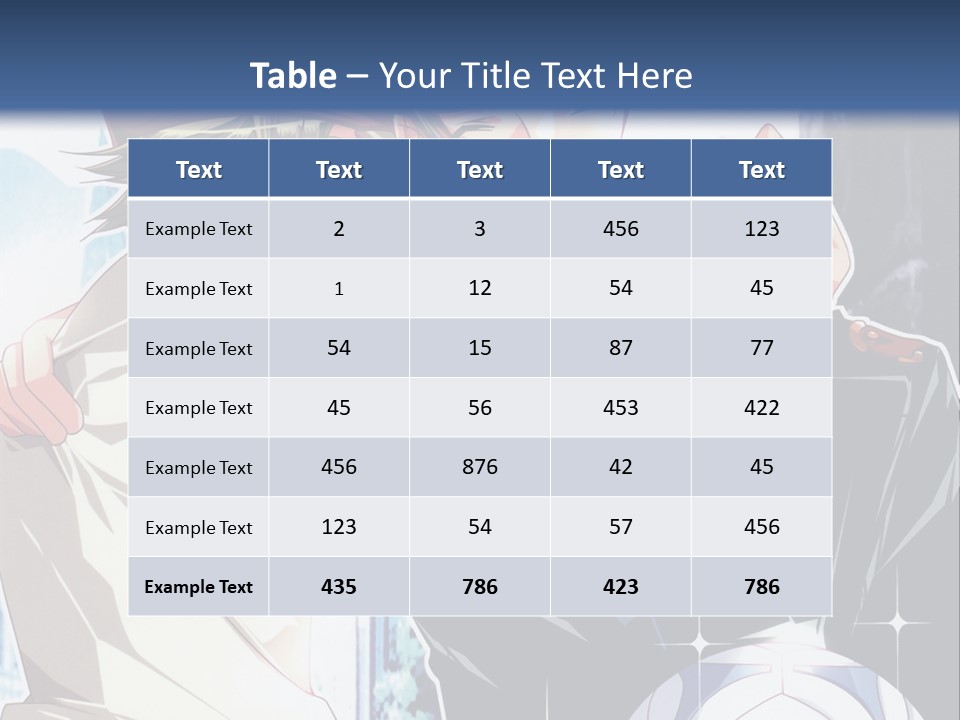 A Couple Of Anime Characters Hugging Each Other PowerPoint Template