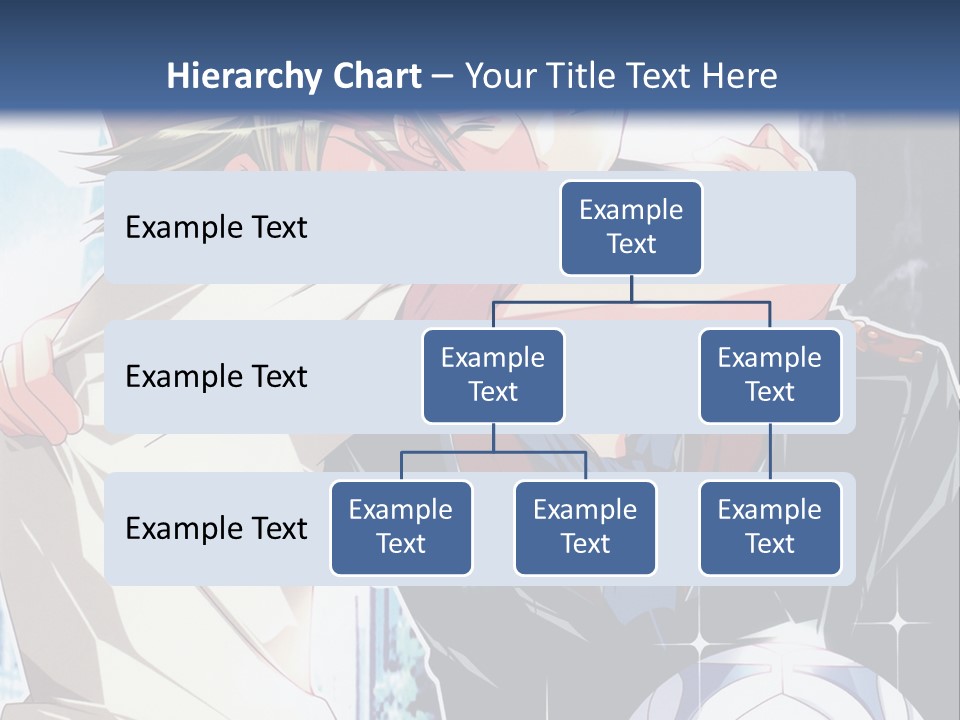 A Couple Of Anime Characters Hugging Each Other PowerPoint Template
