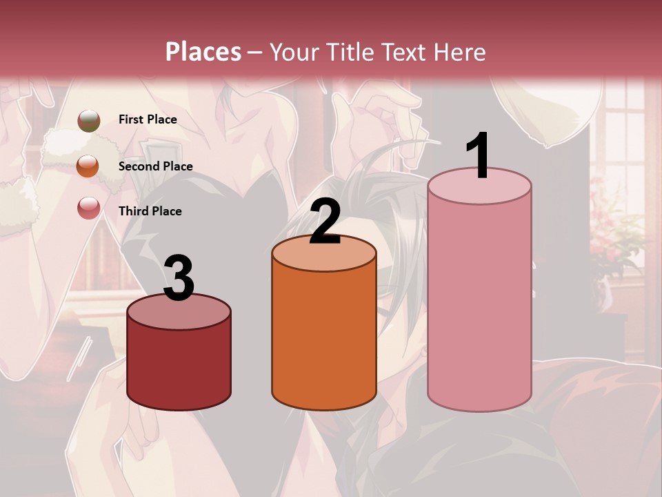 A Couple Of People That Are In A Room PowerPoint Template