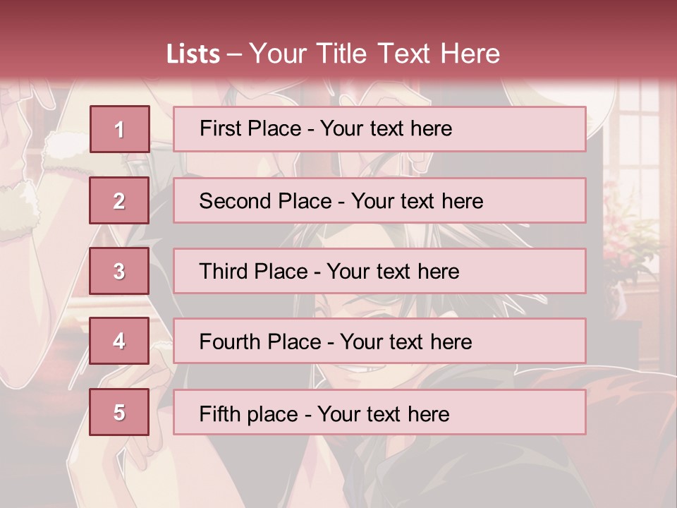 A Couple Of People That Are In A Room PowerPoint Template