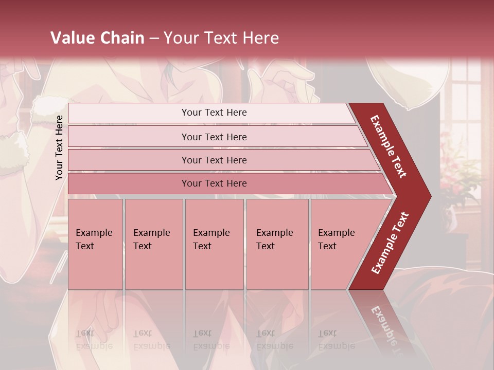 A Couple Of People That Are In A Room PowerPoint Template