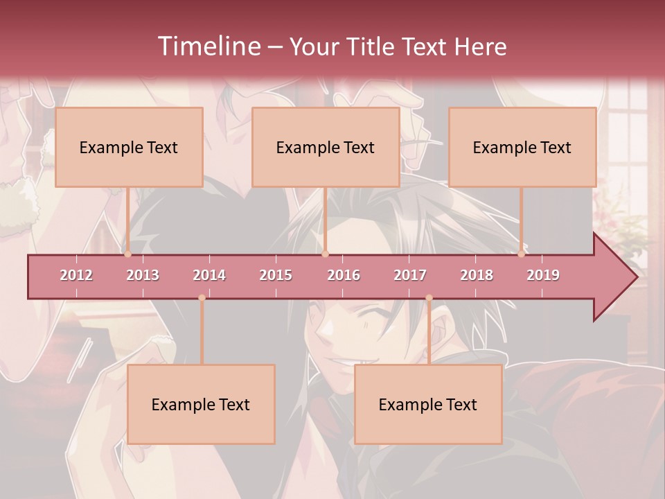 A Couple Of People That Are In A Room PowerPoint Template