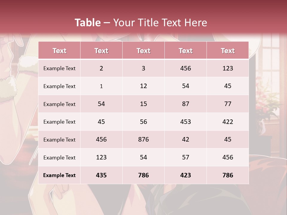 A Couple Of People That Are In A Room PowerPoint Template