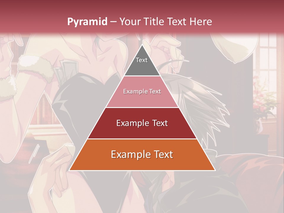 A Couple Of People That Are In A Room PowerPoint Template