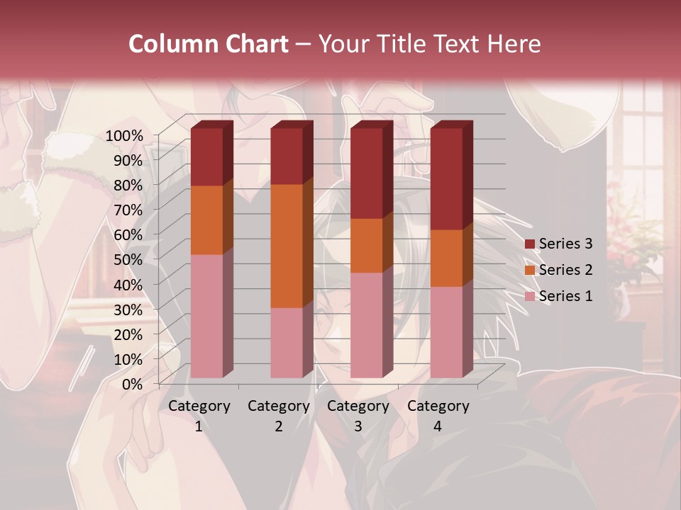 A Couple Of People That Are In A Room PowerPoint Template