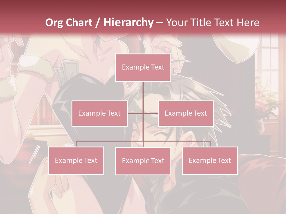 A Couple Of People That Are In A Room PowerPoint Template