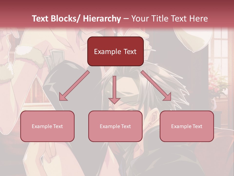 A Couple Of People That Are In A Room PowerPoint Template