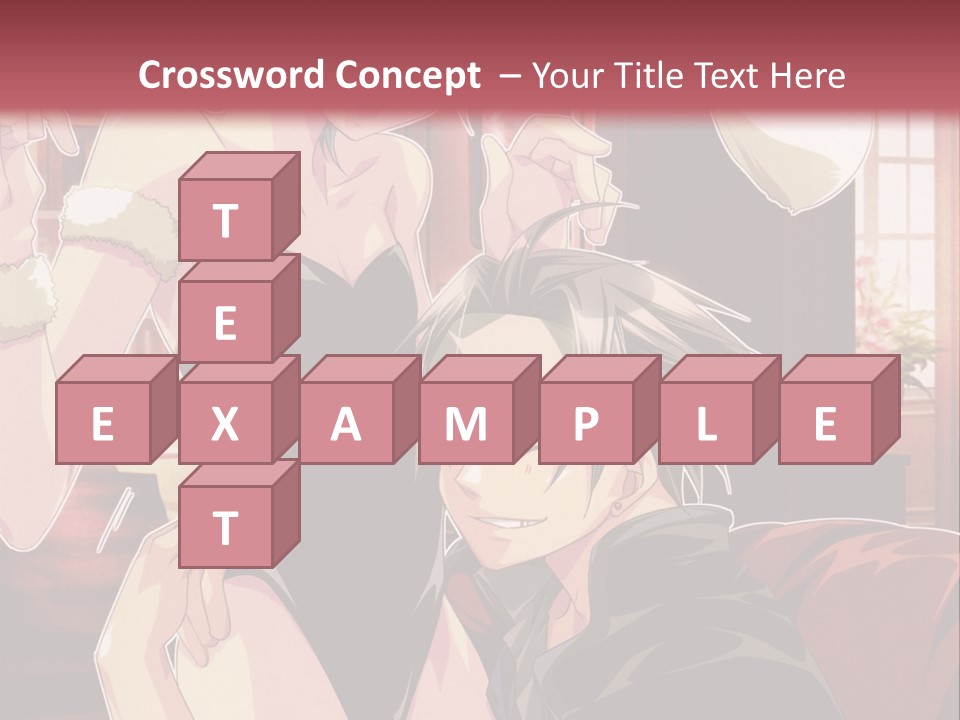 A Couple Of People That Are In A Room PowerPoint Template