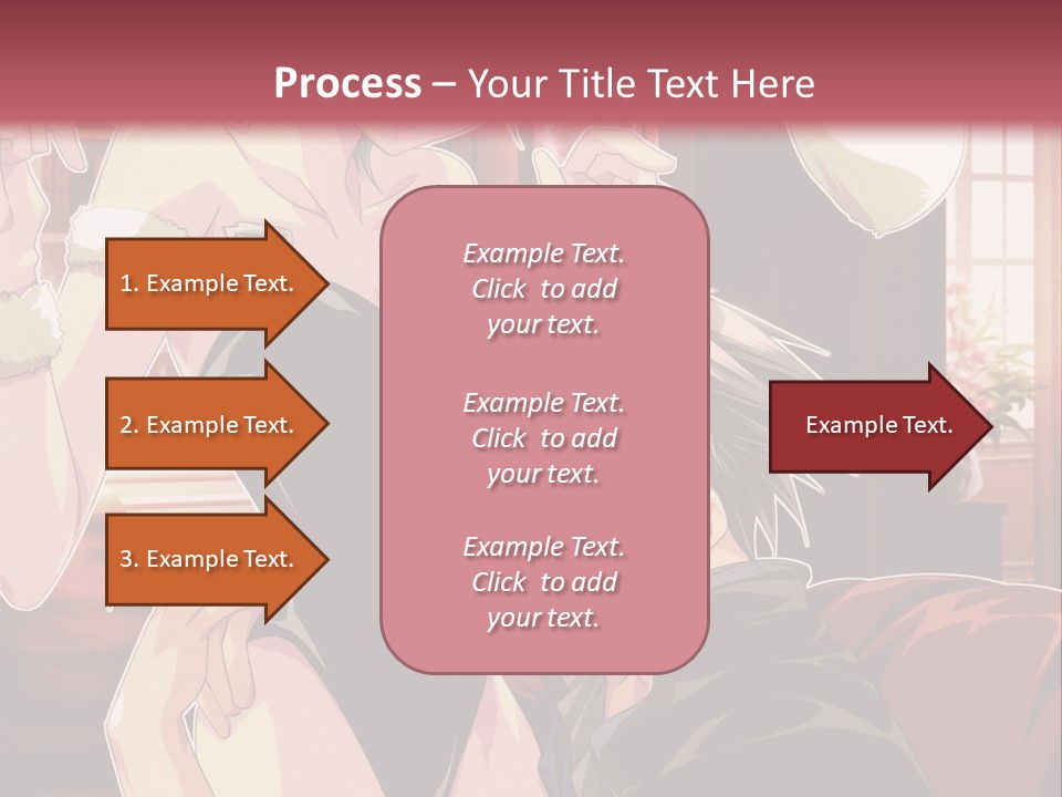 A Couple Of People That Are In A Room PowerPoint Template