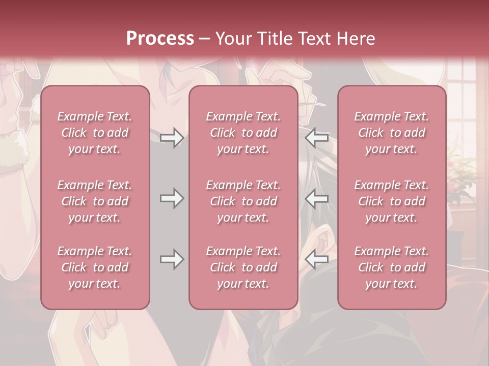 A Couple Of People That Are In A Room PowerPoint Template