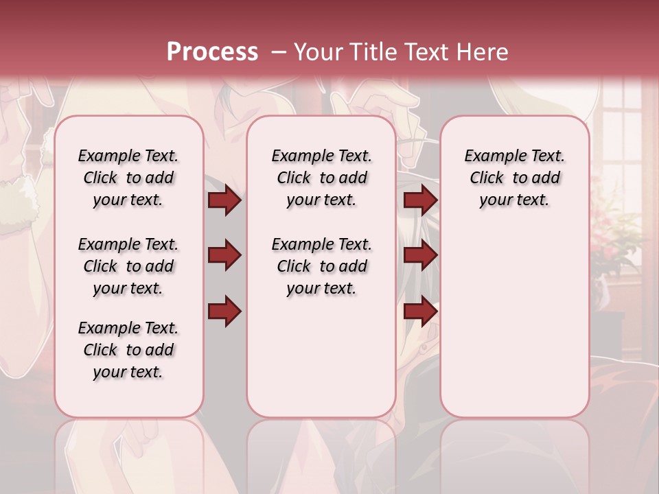 A Couple Of People That Are In A Room PowerPoint Template