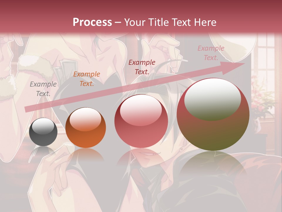 A Couple Of People That Are In A Room PowerPoint Template