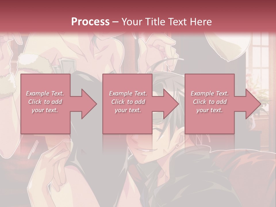 A Couple Of People That Are In A Room PowerPoint Template