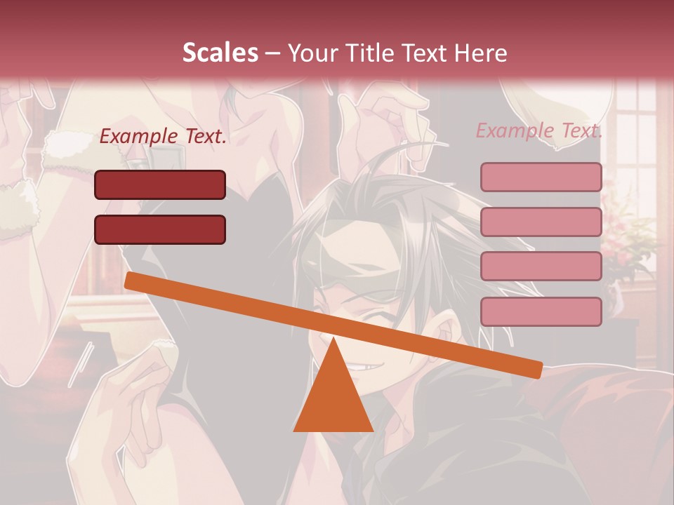 A Couple Of People That Are In A Room PowerPoint Template