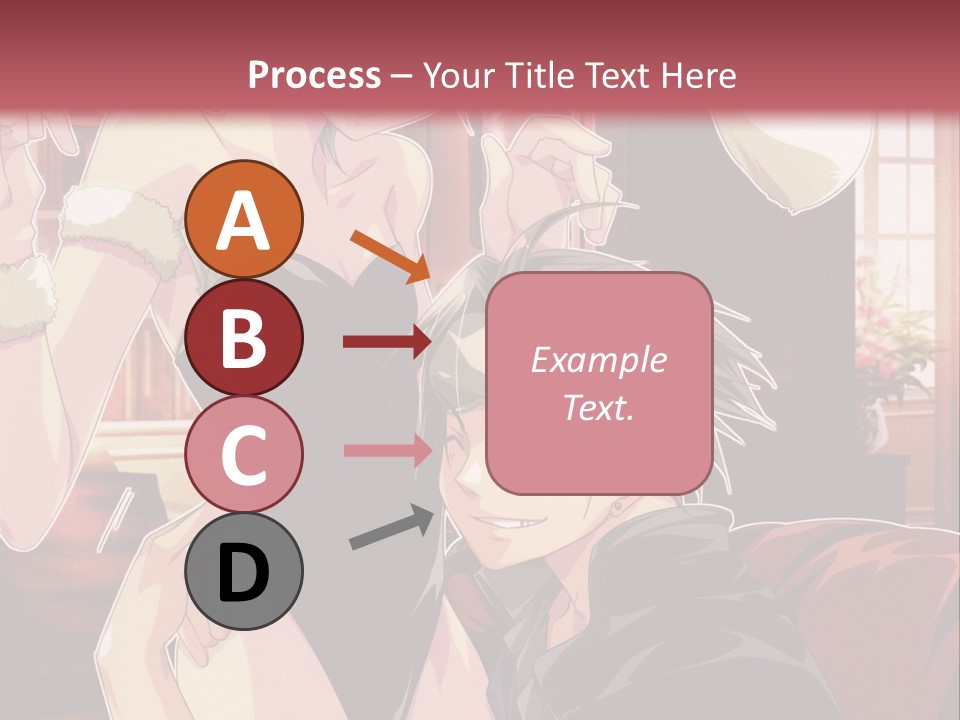 A Couple Of People That Are In A Room PowerPoint Template