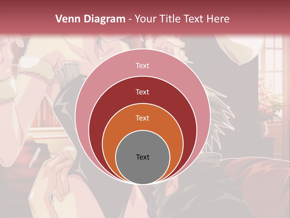 A Couple Of People That Are In A Room PowerPoint Template