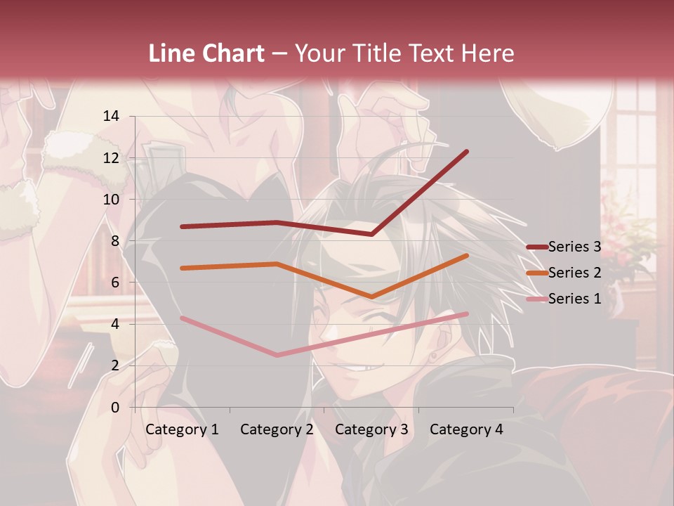 A Couple Of People That Are In A Room PowerPoint Template