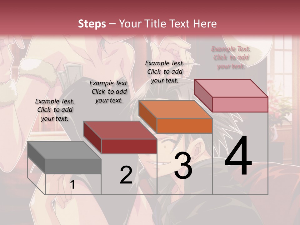 A Couple Of People That Are In A Room PowerPoint Template