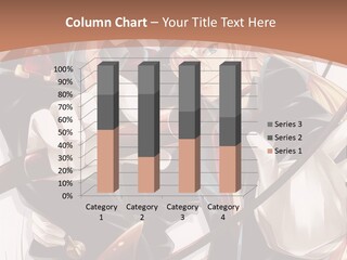 A Couple Of Anime Characters With A Brown Background PowerPoint Template